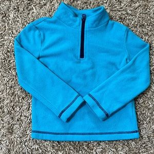 Girls pull over jackets teal size 4-5t